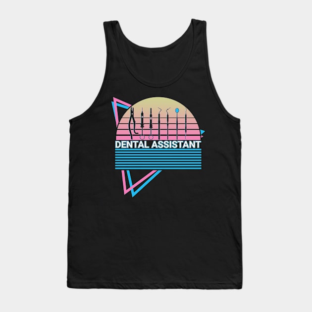 Dental Assistant Retro Tank Top by Alex21